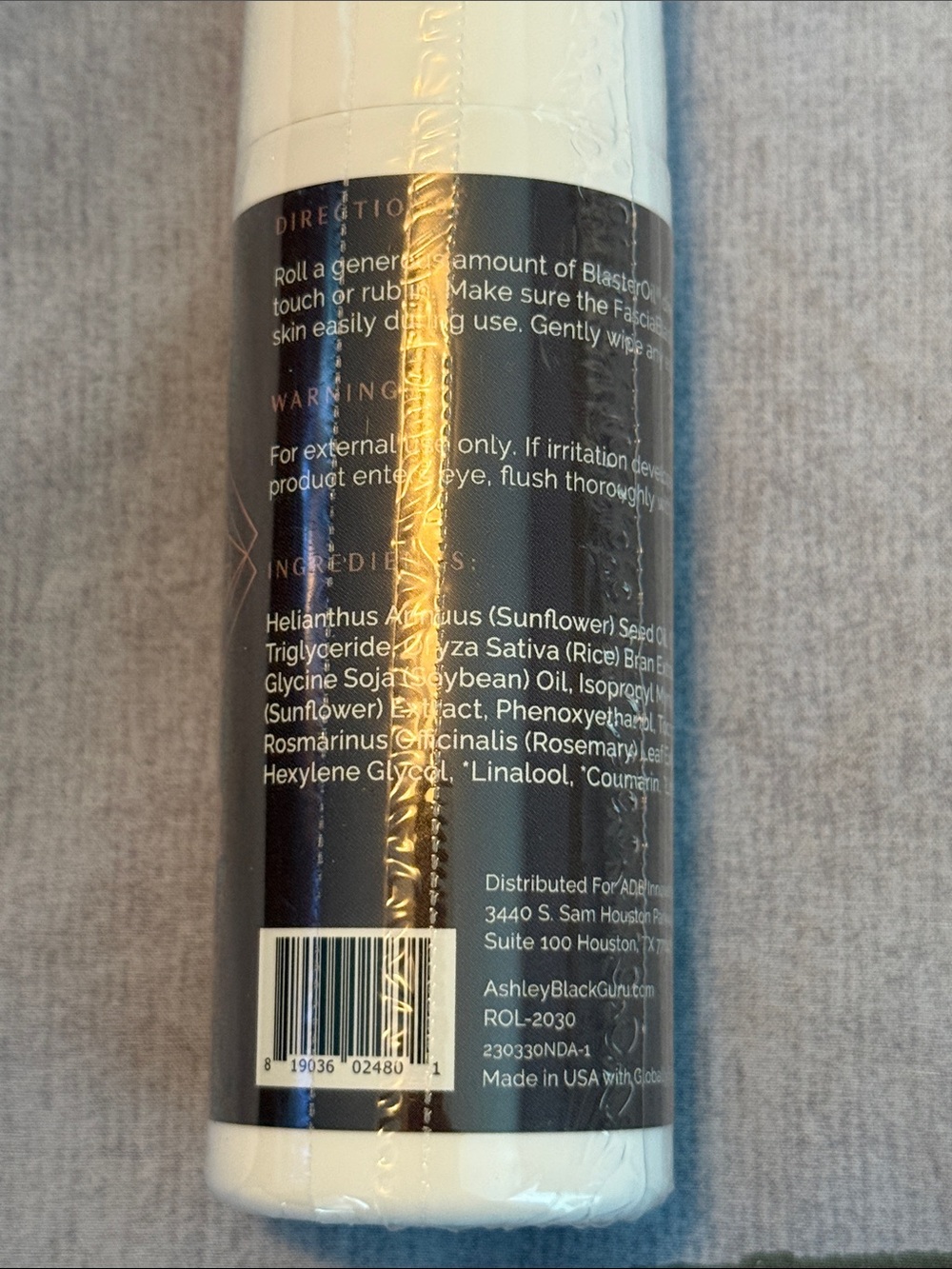 Ashley Black Blaster Oil Essentials roll on 3 oz. - Picture 2 of 2